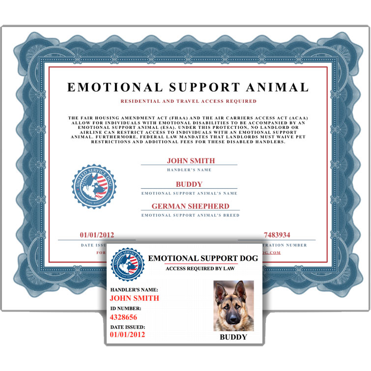 Free Printable Esa Certificate